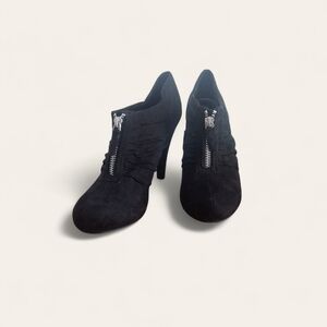 Fergalicious Women's Black Heeled Ankle Boots Size 6